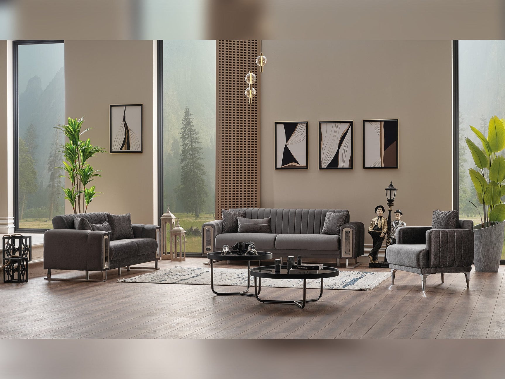 Lotus Grey Chair