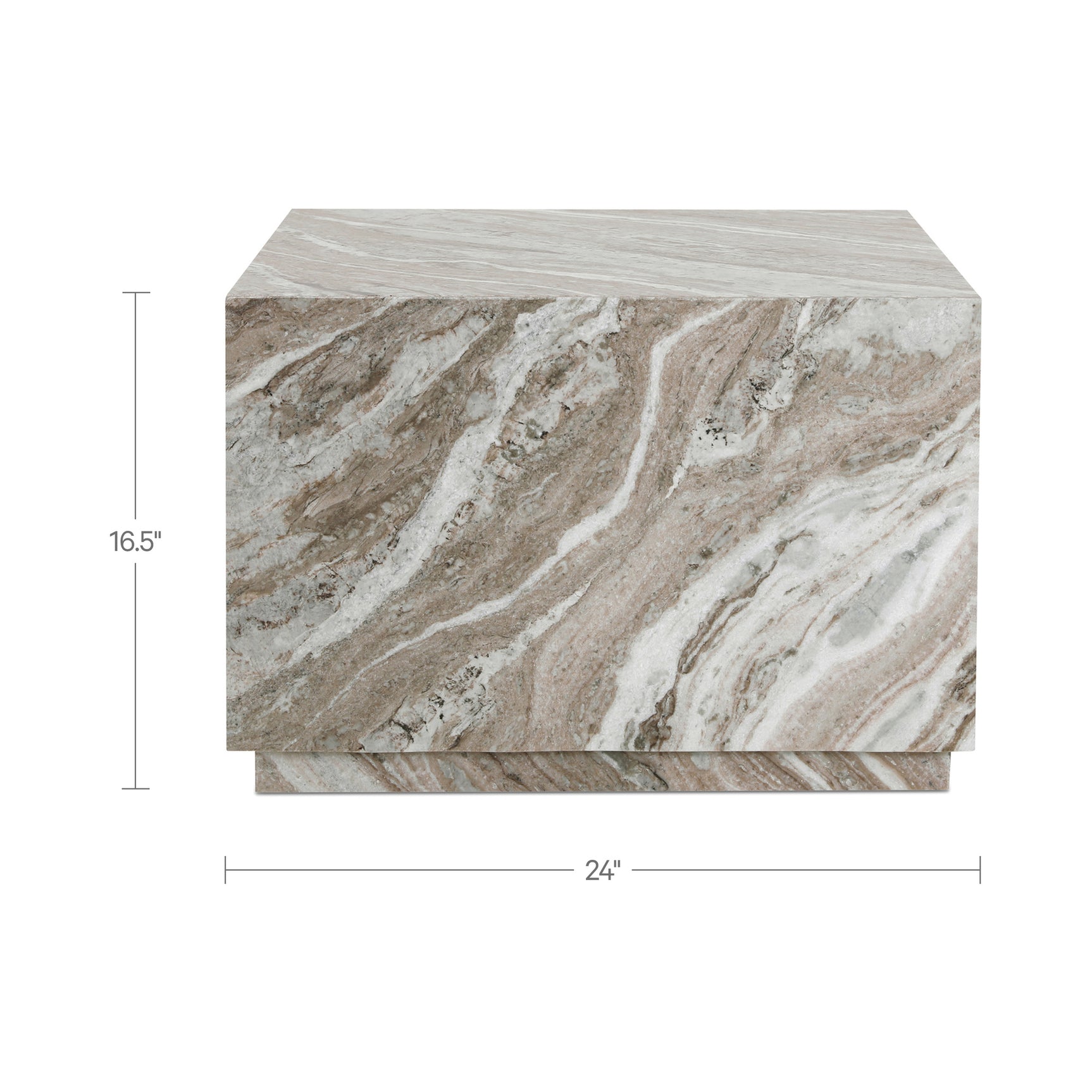 Lou Light Brown Outdoor Coffee Table - Ornate Home
