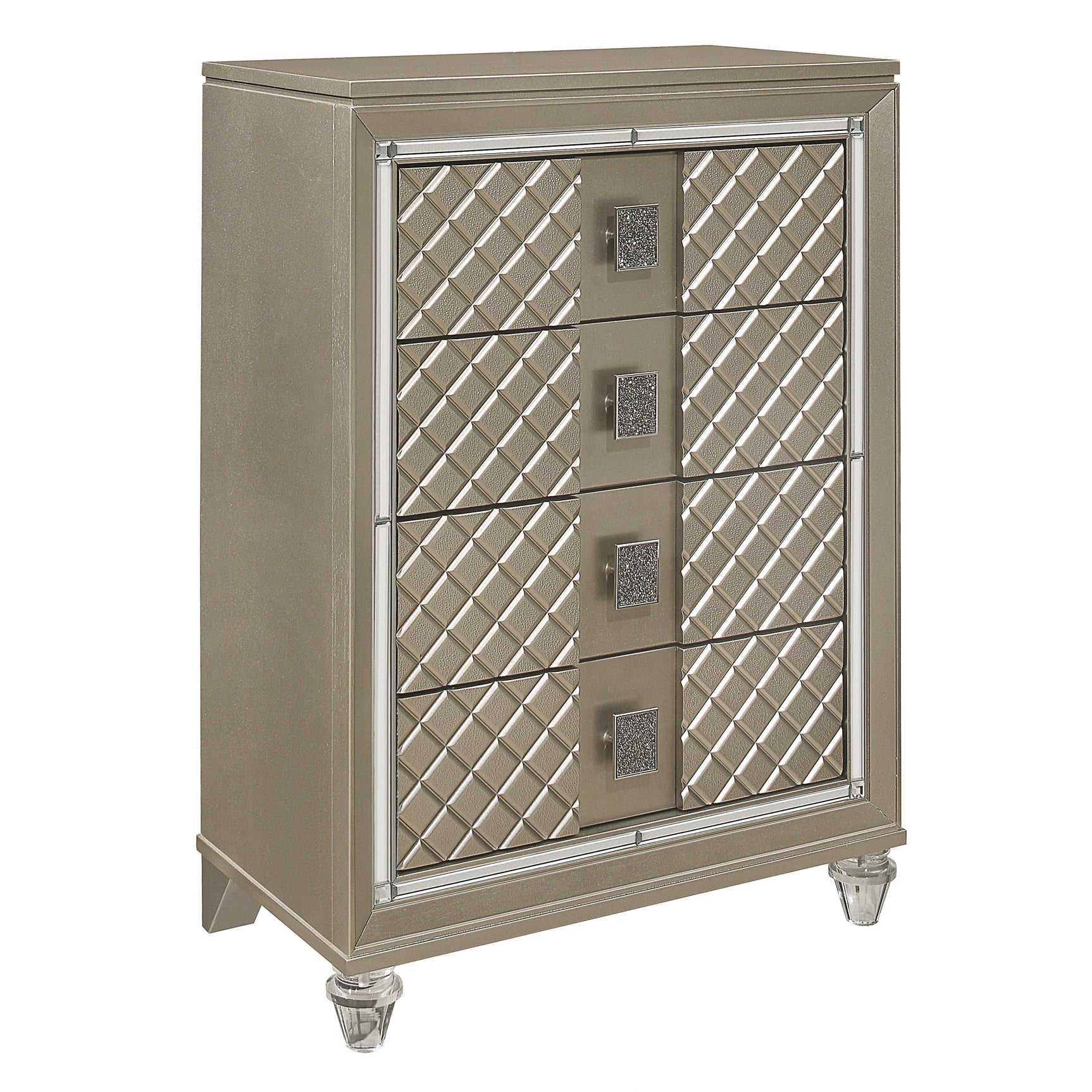 Loudon Champagne Youth Chest - Ornate Home