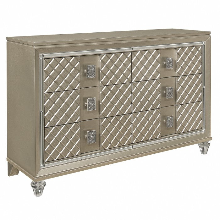 Loudon Champagne Youth Dresser - Ornate Home
