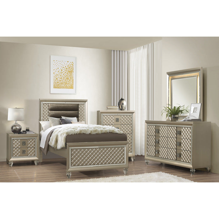 Loudon Champagne Youth Dresser - Ornate Home
