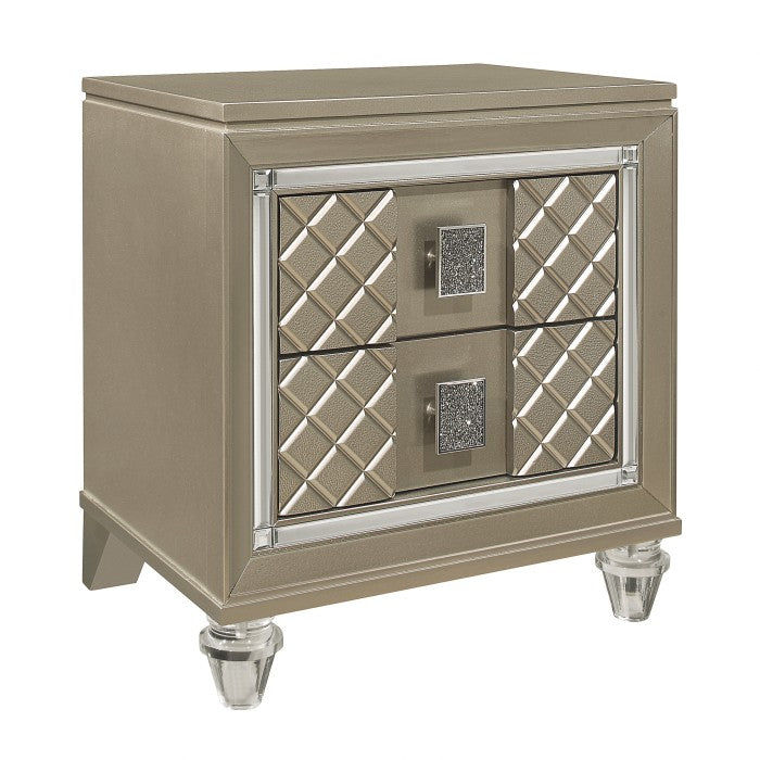 Loudon Champagne Youth Nightstand - Ornate Home