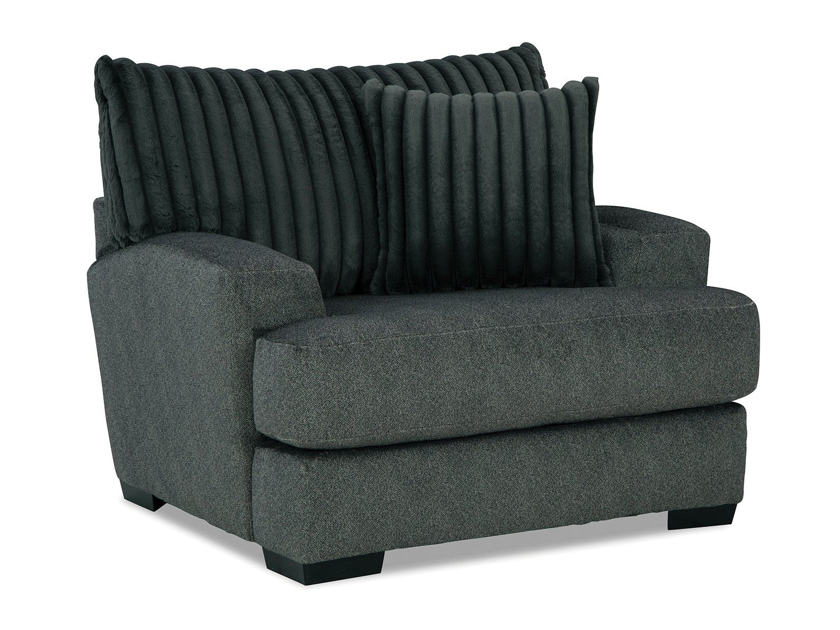 Loughlin Gun Metal Chair - Ornate Home