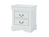 Louis Philip White Nightstand - Ornate Home