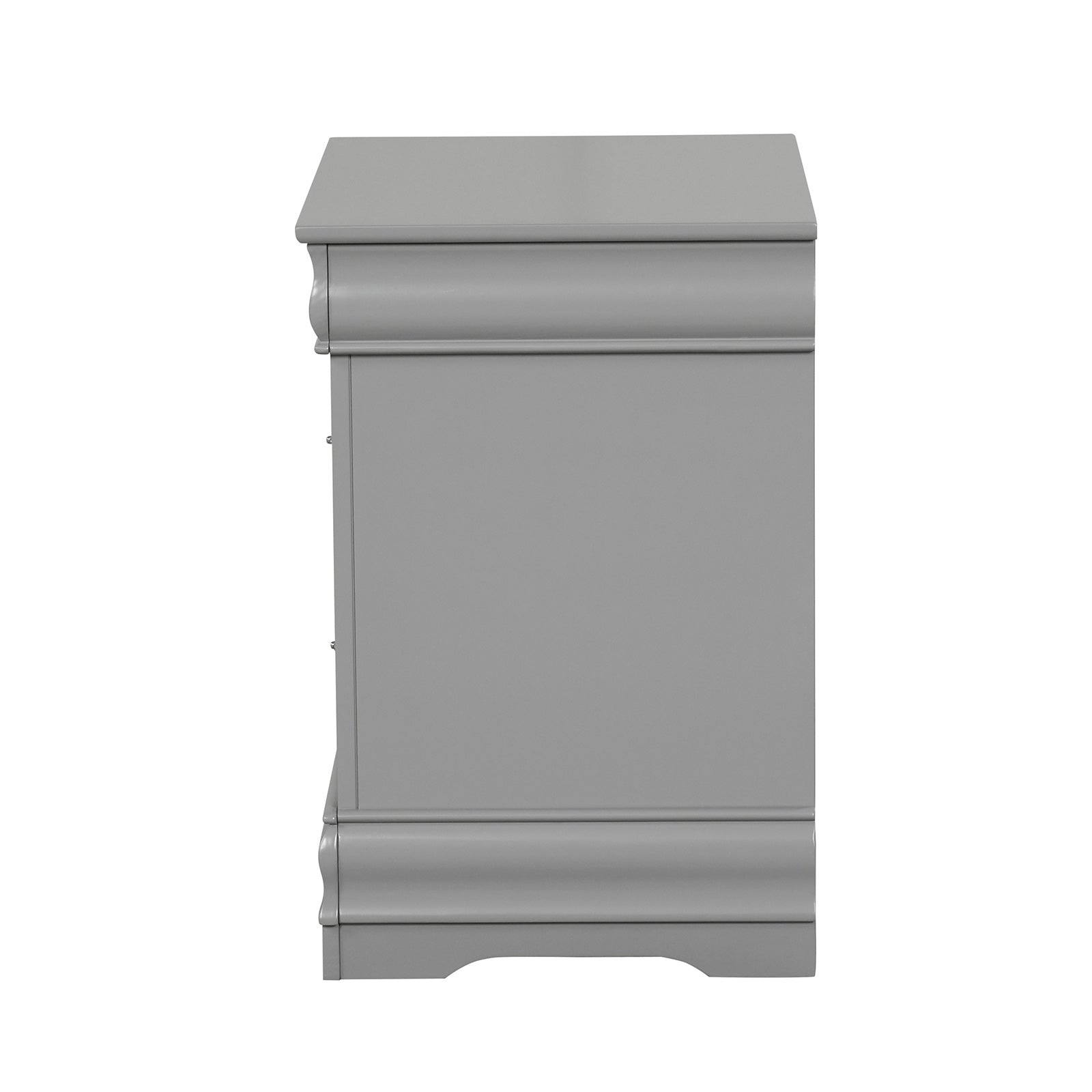 Louis Philippe Gray Nightstand - Ornate Home