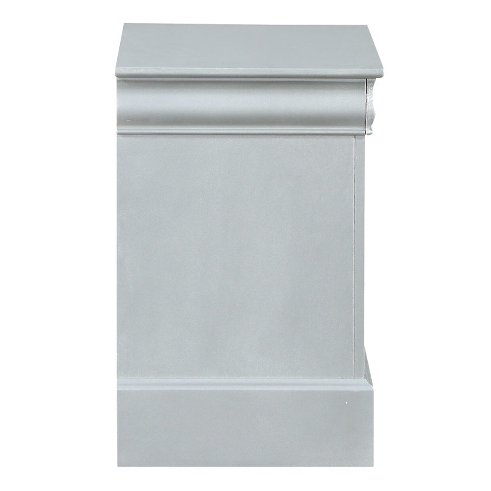 Louis Philippe Platinum Nightstand - Ornate Home