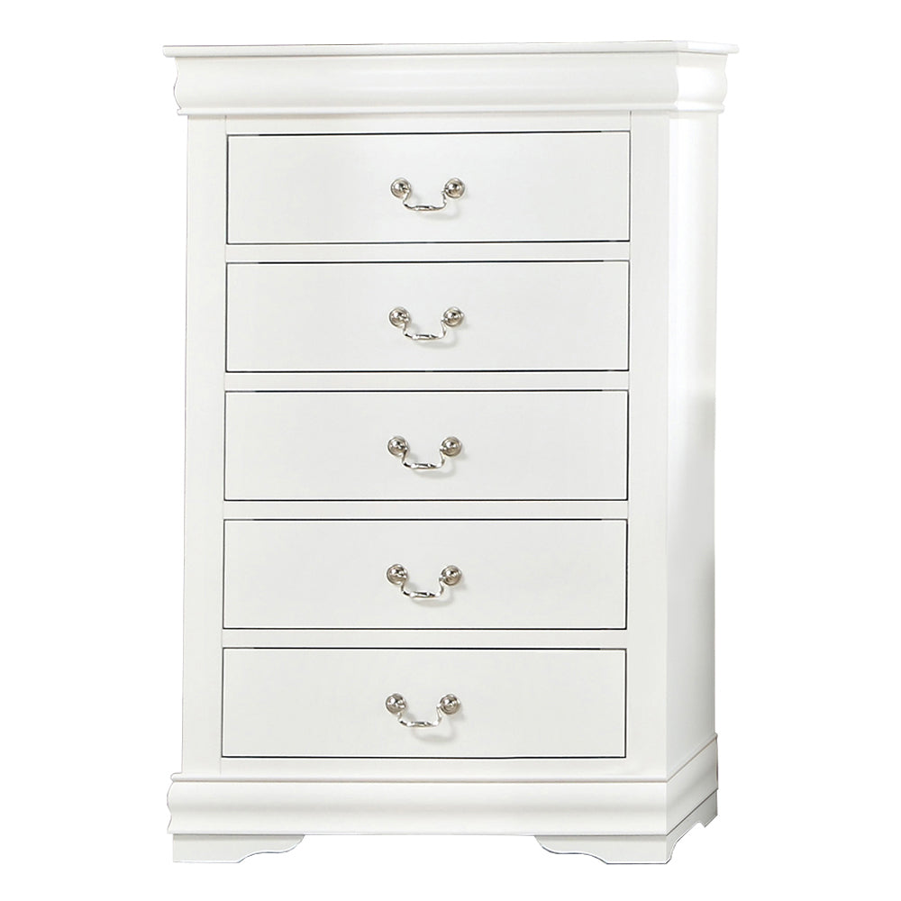 Louis Philippe White Chest - Ornate Home
