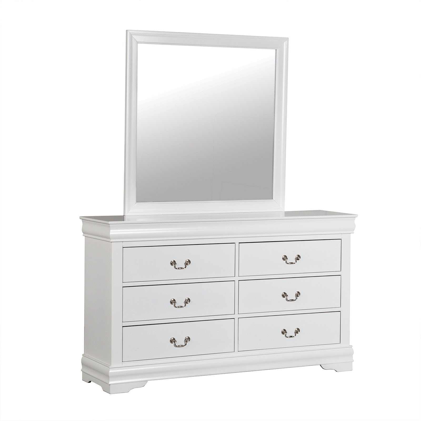 Louis Philippe White Dresser - Ornate Home