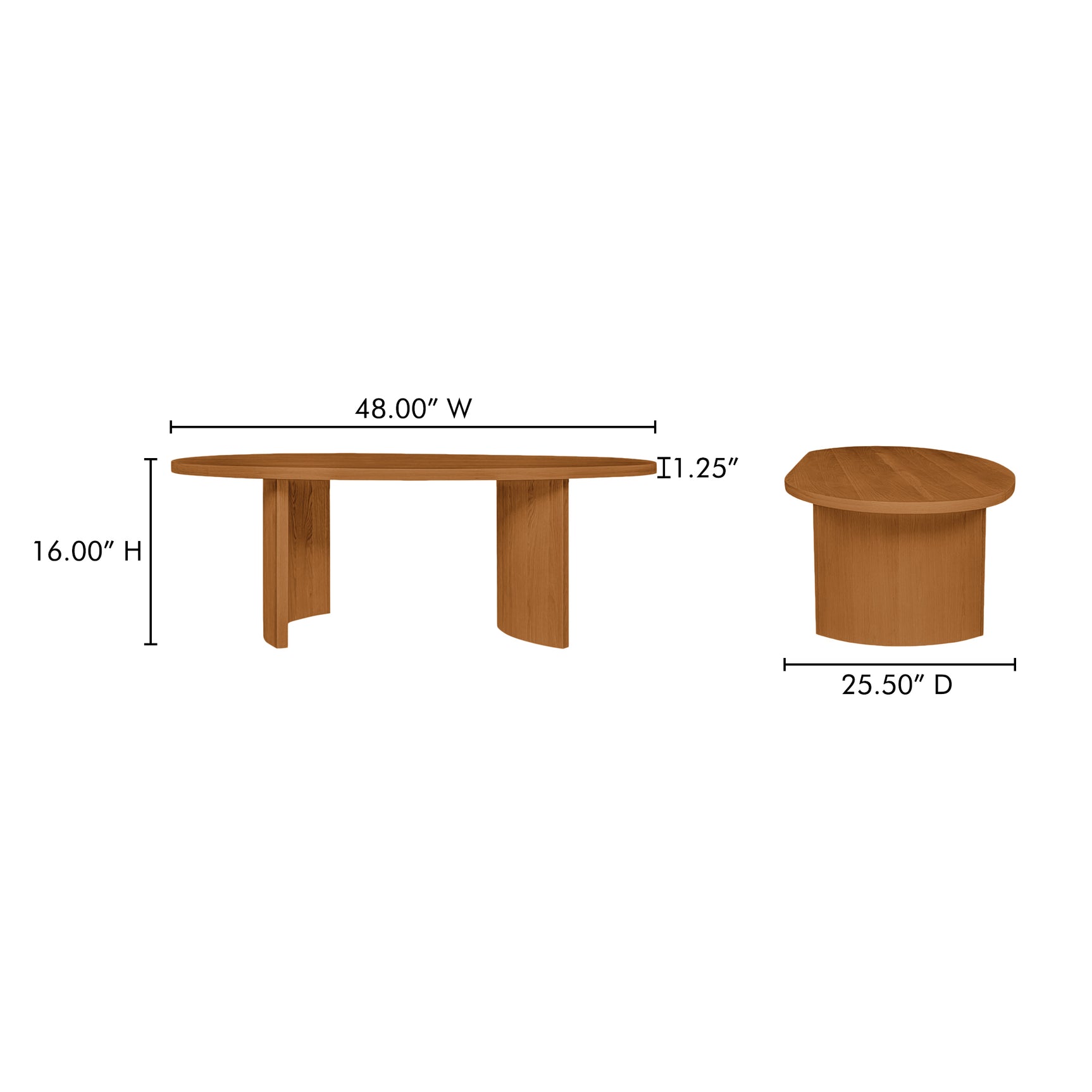 Louise Natural Coffee Table - Ornate Home