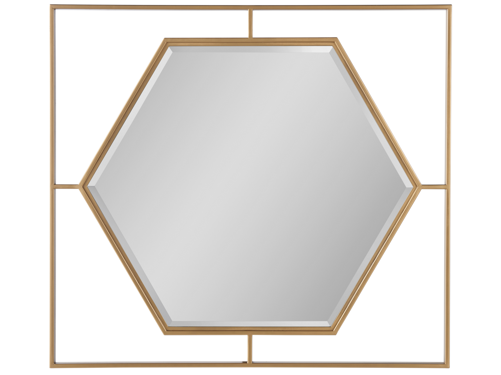 Love Joy Bliss Soft Gold Metal Mirror - Ornate Home