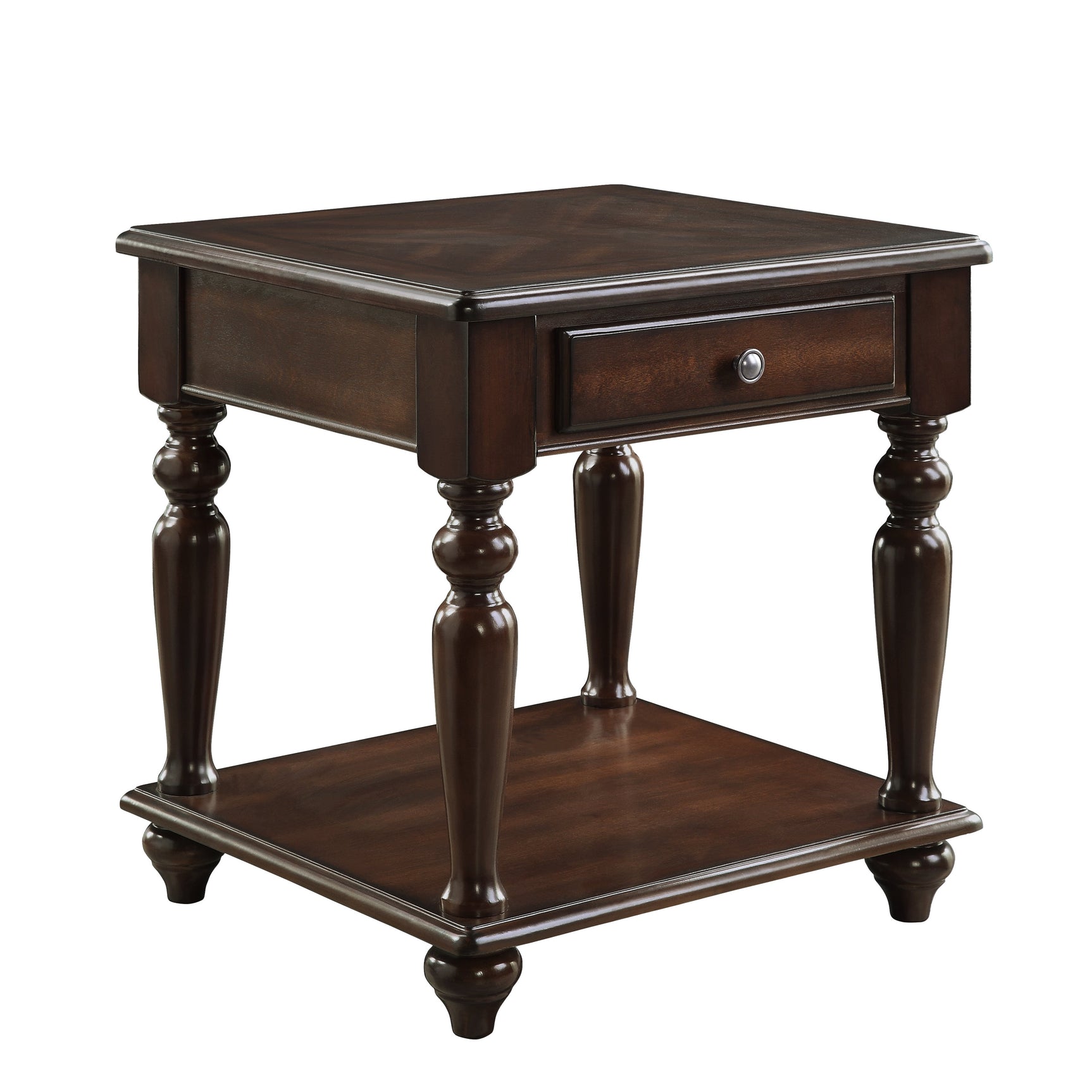 Lovington Espresso End Table - Ornate Home