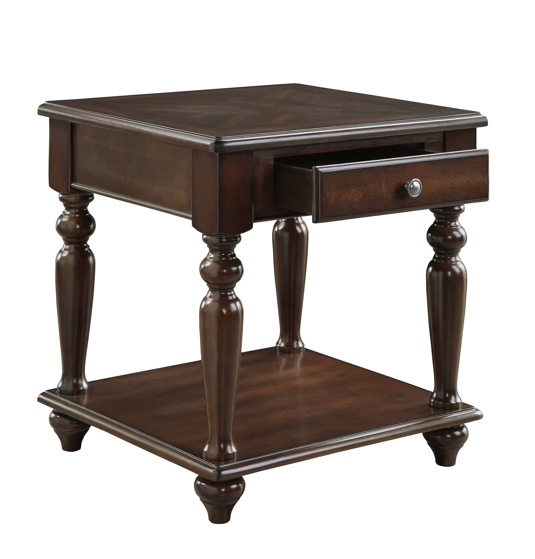 Lovington Espresso End Table - Ornate Home