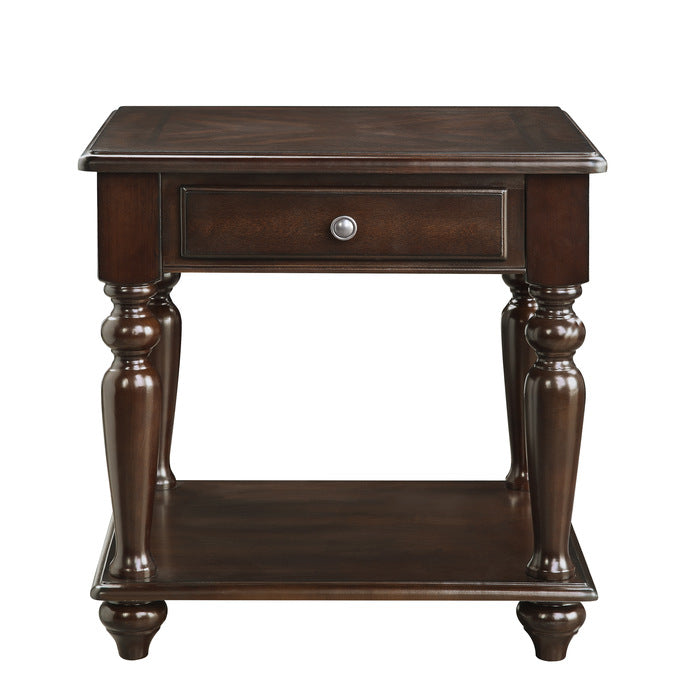 Lovington Espresso End Table - Ornate Home