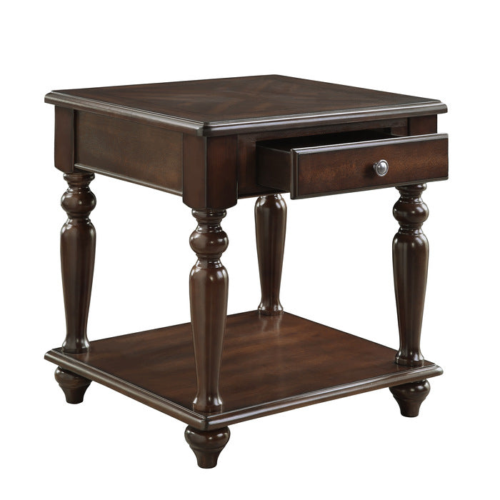 Lovington Espresso End Table - Ornate Home