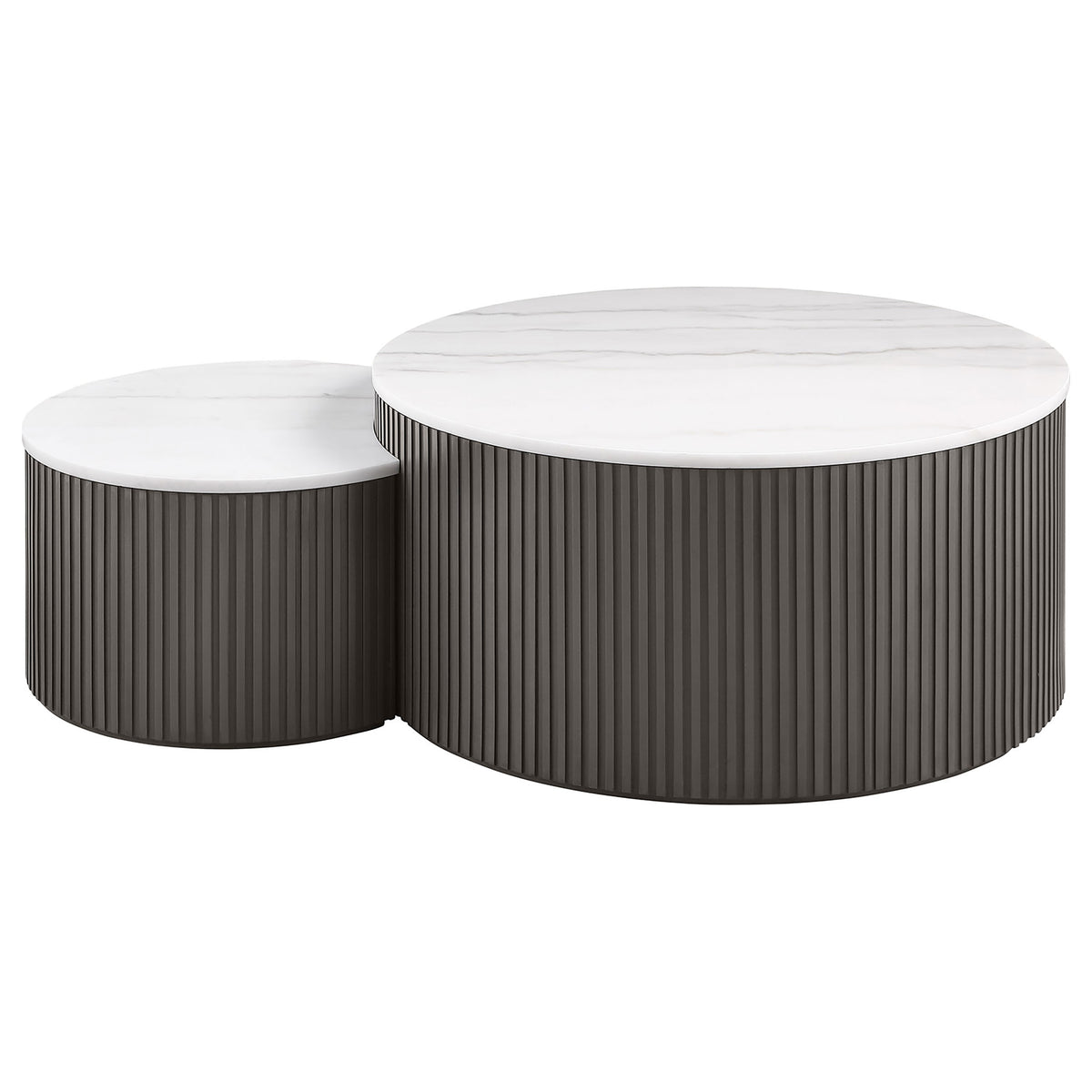 Lowe Charcoal HP0426 Nesting Coffee Table - Ornate Home