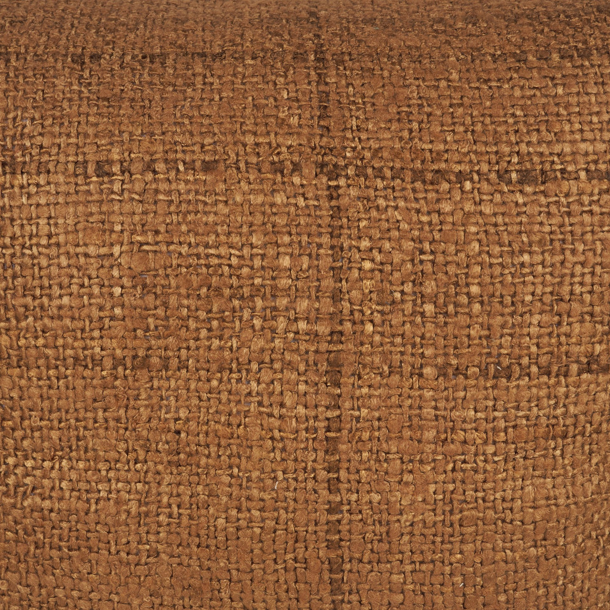 Lowen Copper Rust 22x22 Square Woven Decorative Pillow Cover - Ornate Home