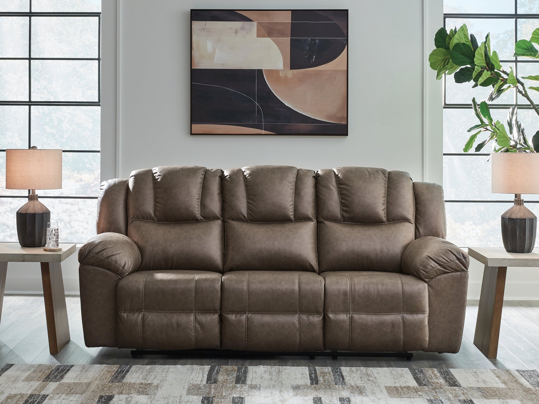 Lowilla Driftwood Reclining Sofa - Ornate Home