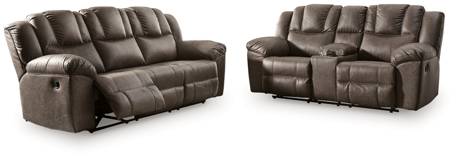 Lowilla Driftwood Reclining Sofa and Loveseat (Online Special Price) - Ornate Home