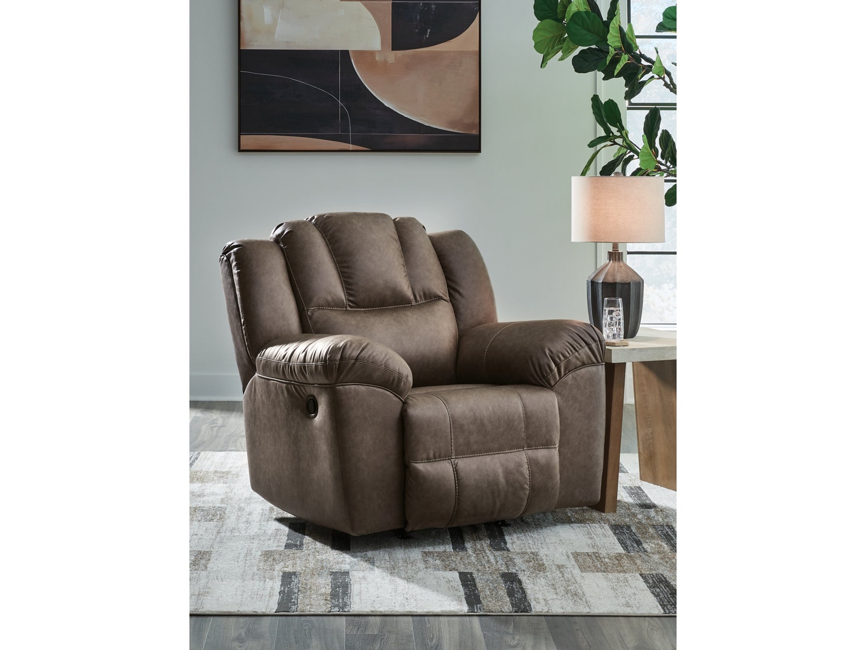 Lowilla Driftwood Rocker Recliner - Ornate Home