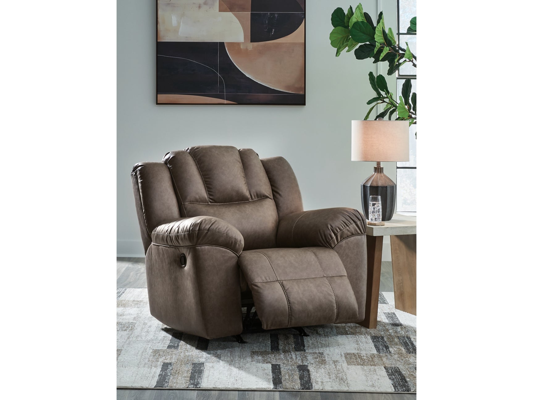 Lowilla Driftwood Rocker Recliner - Ornate Home