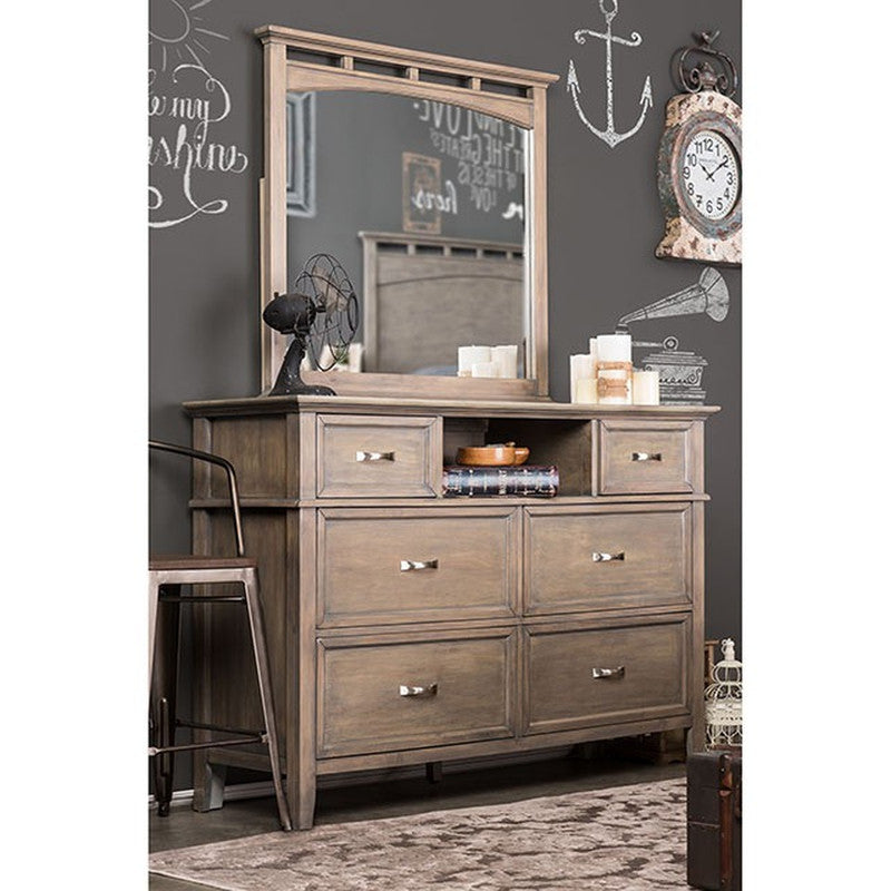 Loxley Weathered Oak Mirror - Ornate Home