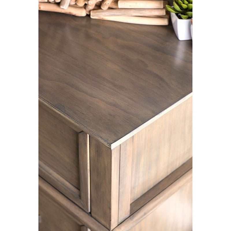 Loxley Weathered Oak Nightstand - Ornate Home