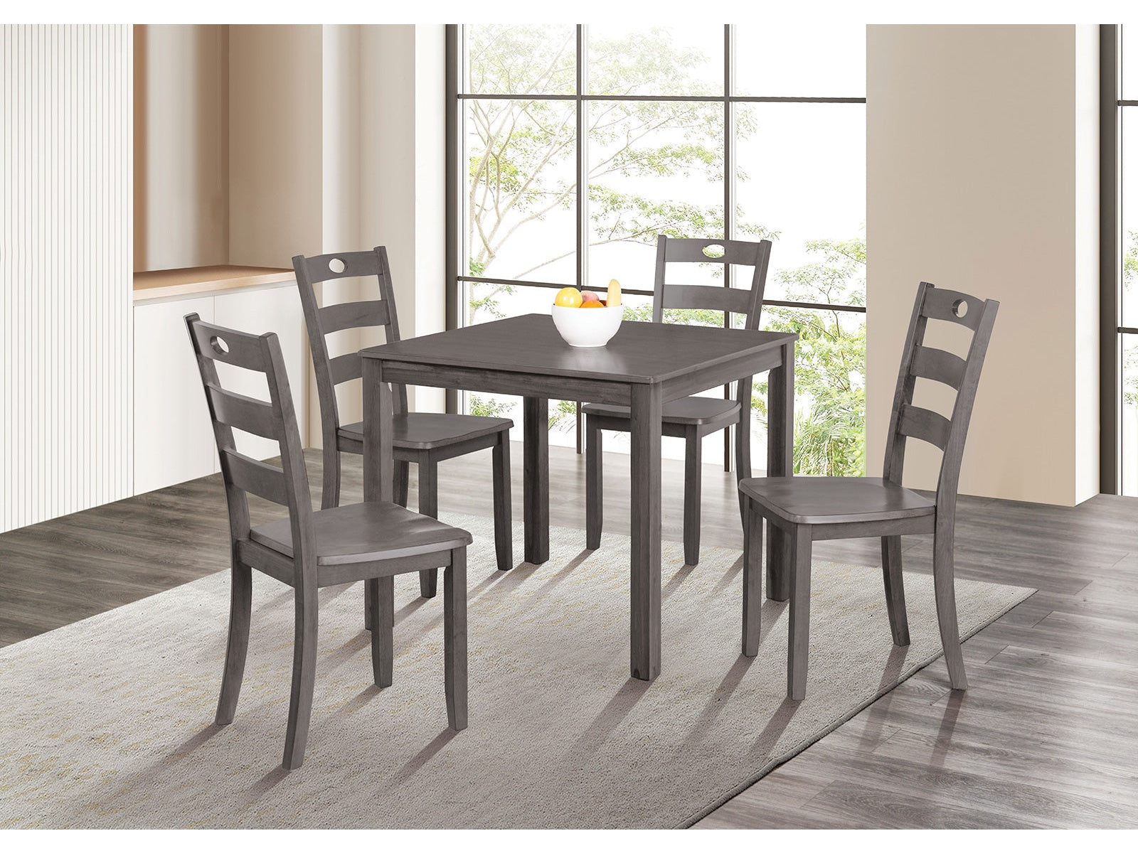 Lubbock Gray Dining Set - Ornate Home