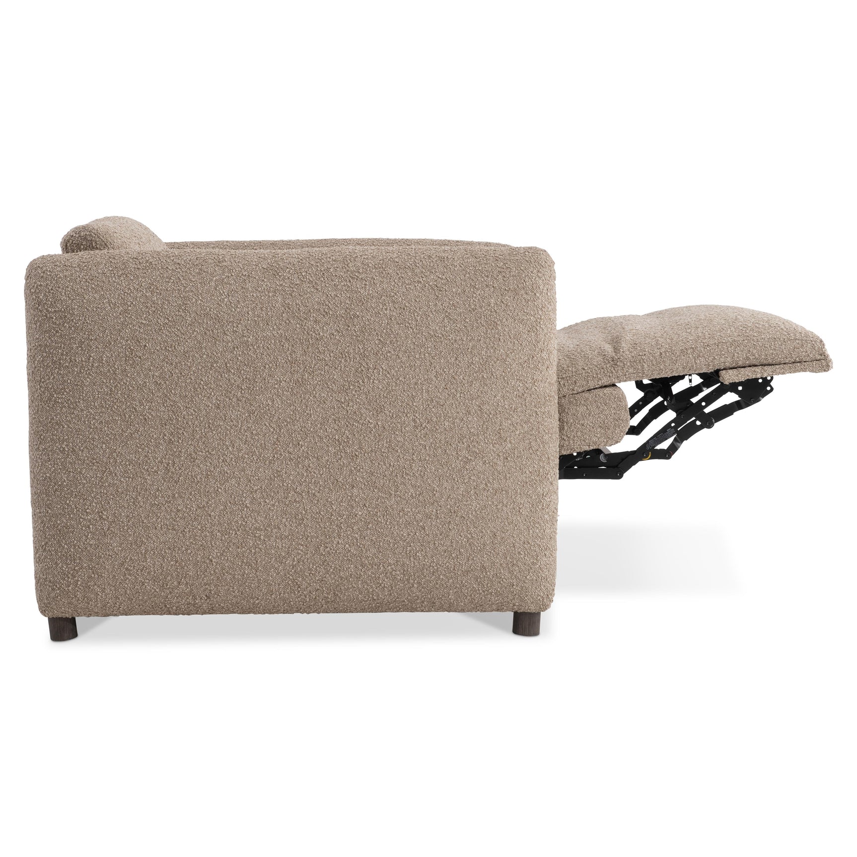 Luc Brown Fabric Power Motion Chair - Ornate Home
