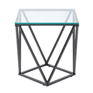 Luca Black End Table - Ornate Home