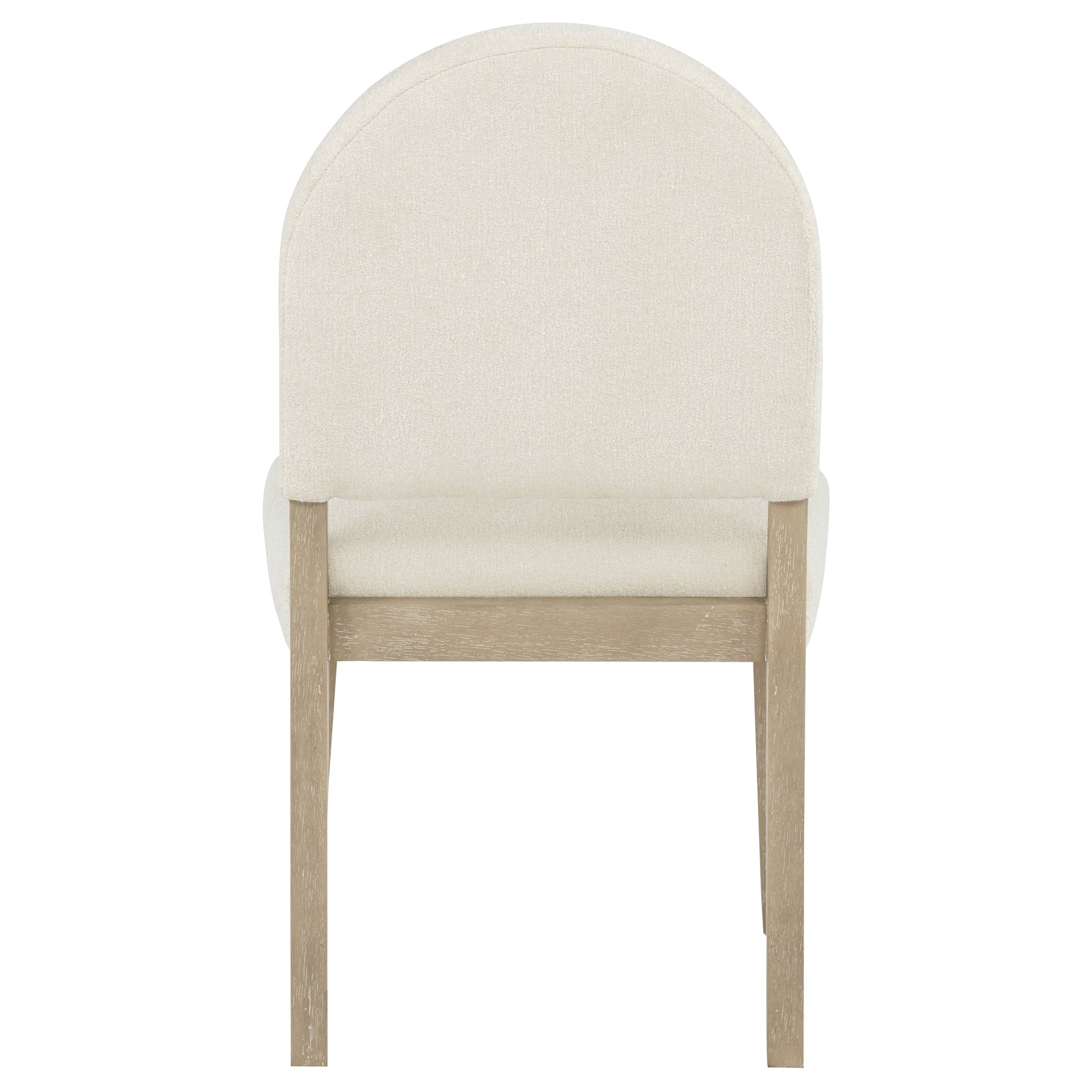 Lucaire Cream Curved High Back Upholstered Dining Chair (Set Of 2) - Ornate Home