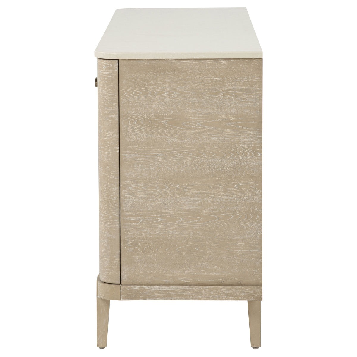 Lucaire Sandstone 2-door 3-drawer Cultured Marble Top Sideboard - Ornate Home