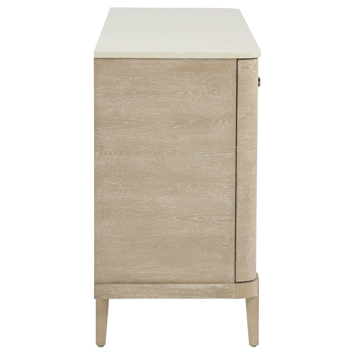 Lucaire Sandstone 2-door 3-drawer Cultured Marble Top Sideboard - Ornate Home