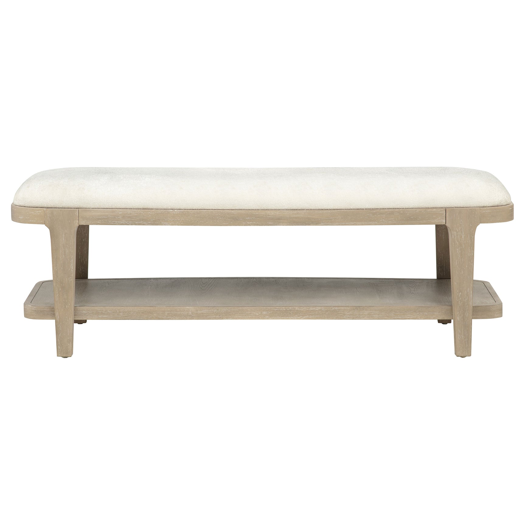 Lucaire Sandstone Upholstered Bedroom Bench - Ornate Home