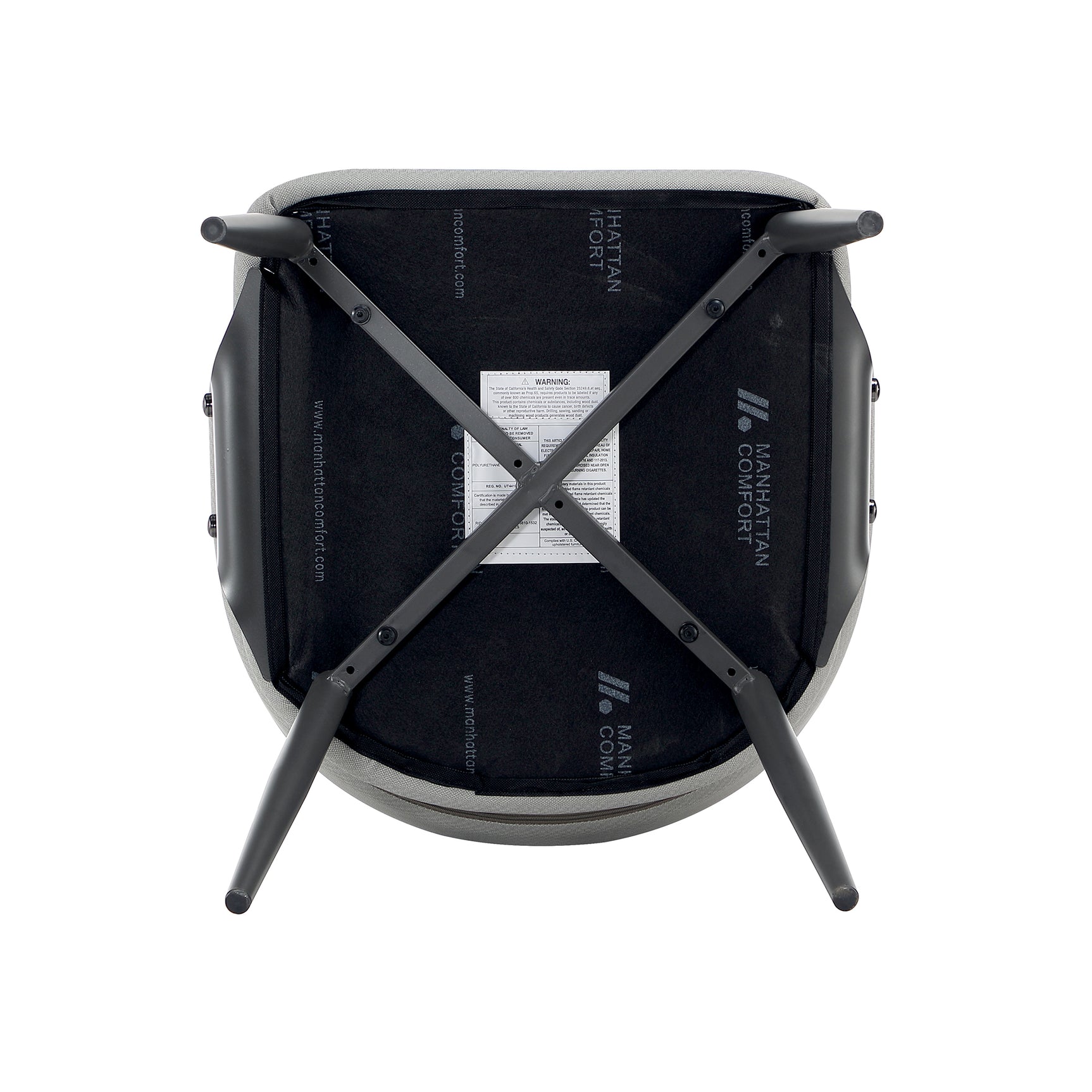 Luce Dining Chair in Stone Grey (set of 4) - Ornate Home