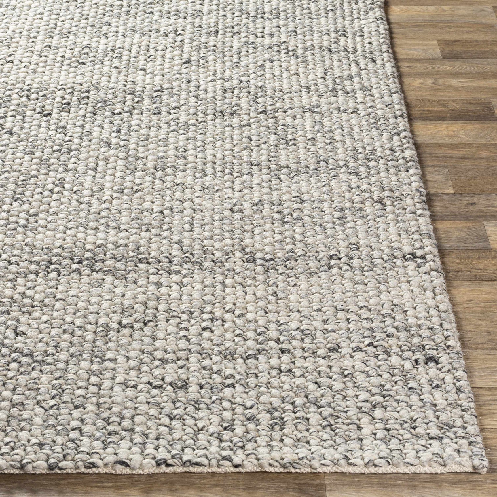 Lucerne LNE-1001 Gray Wool Rug - Ornate Home