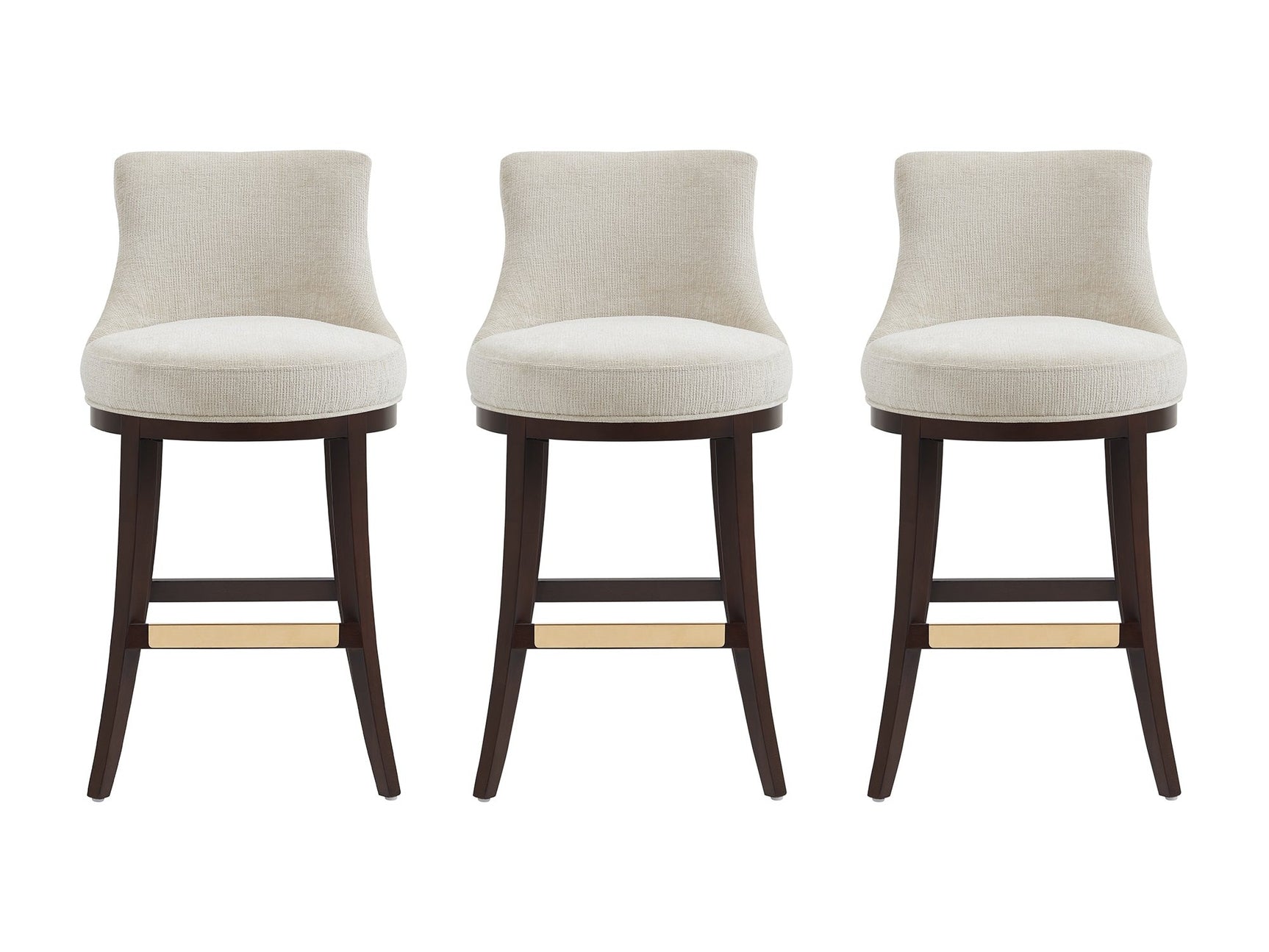 Lucia Barstool in Natural (set of 3) - Ornate Home