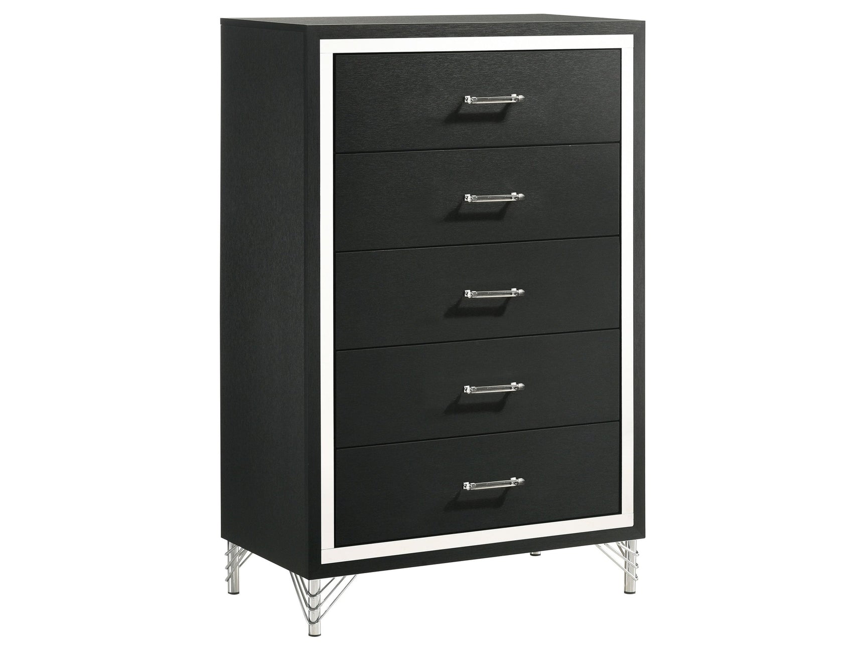 Lucia Black Chest - Ornate Home