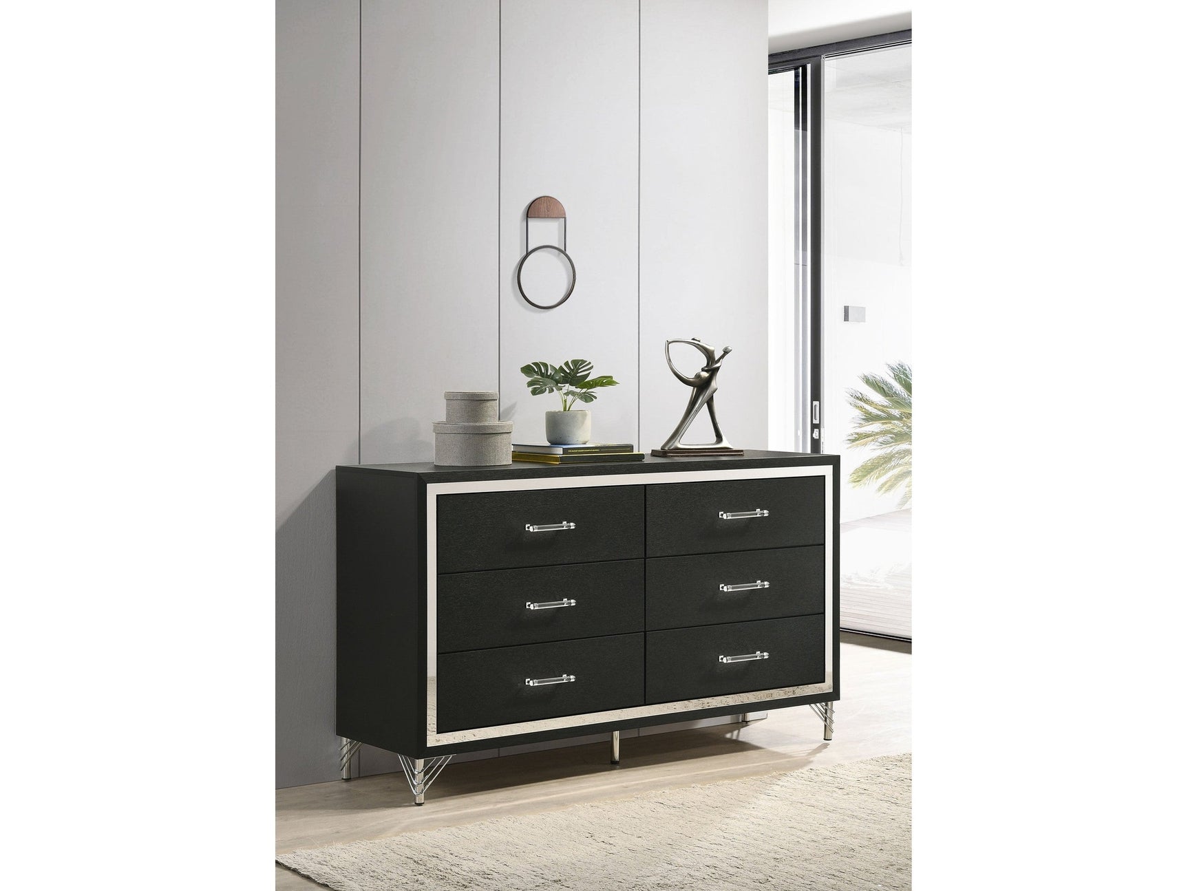 Lucia Black Dresser - Ornate Home