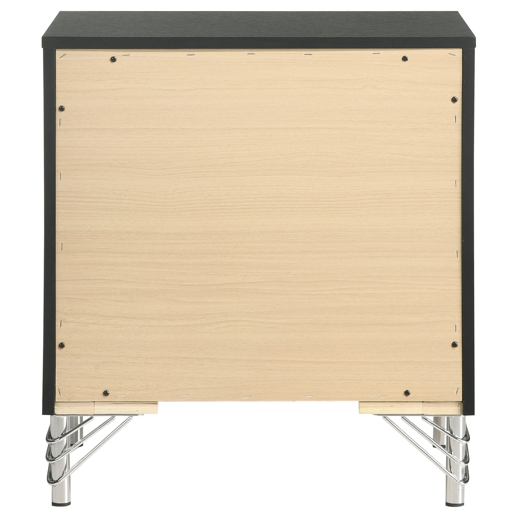 Lucia Black Nightstand - Ornate Home