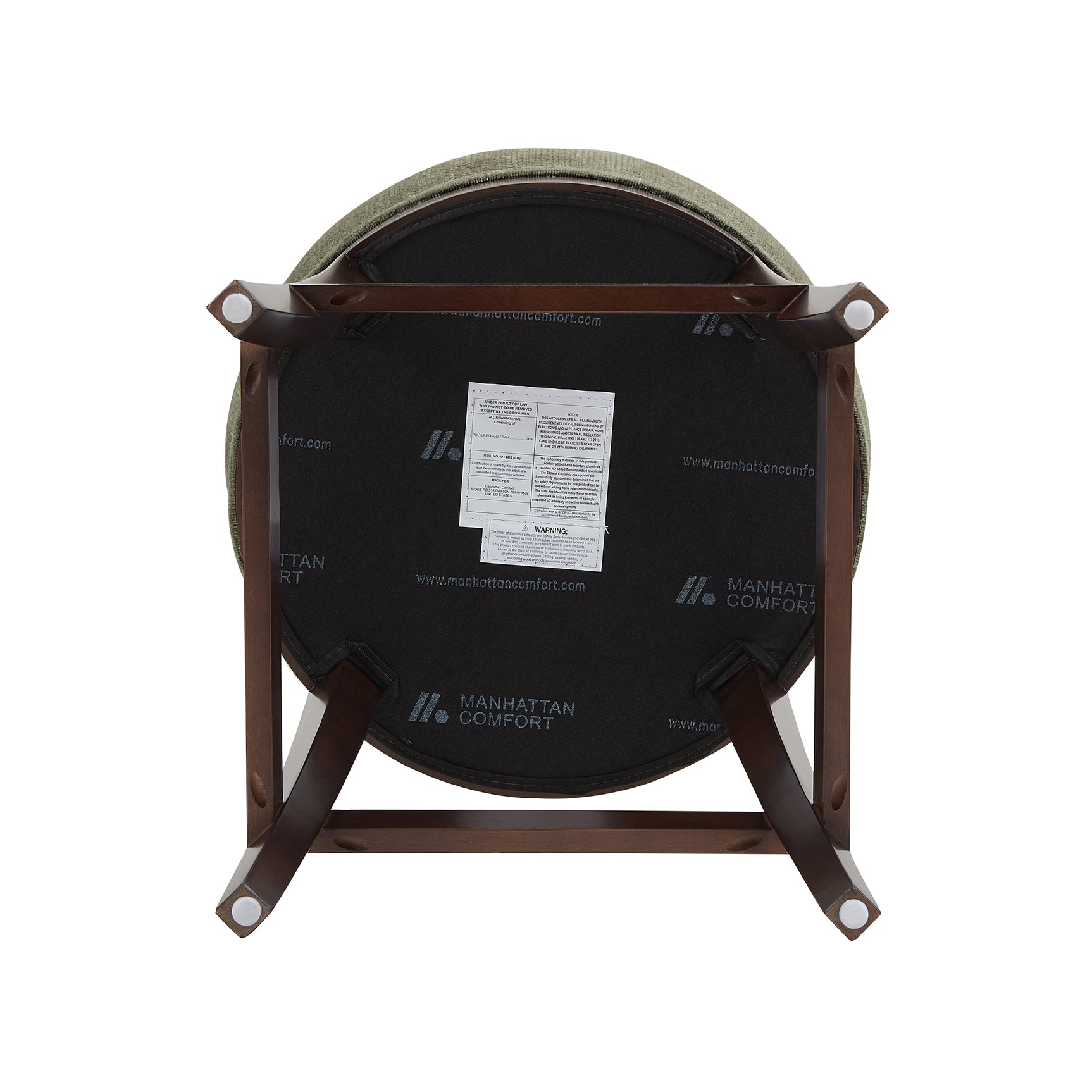 Lucia Counter Stool in Leaf Green (set of 2) - Ornate Home