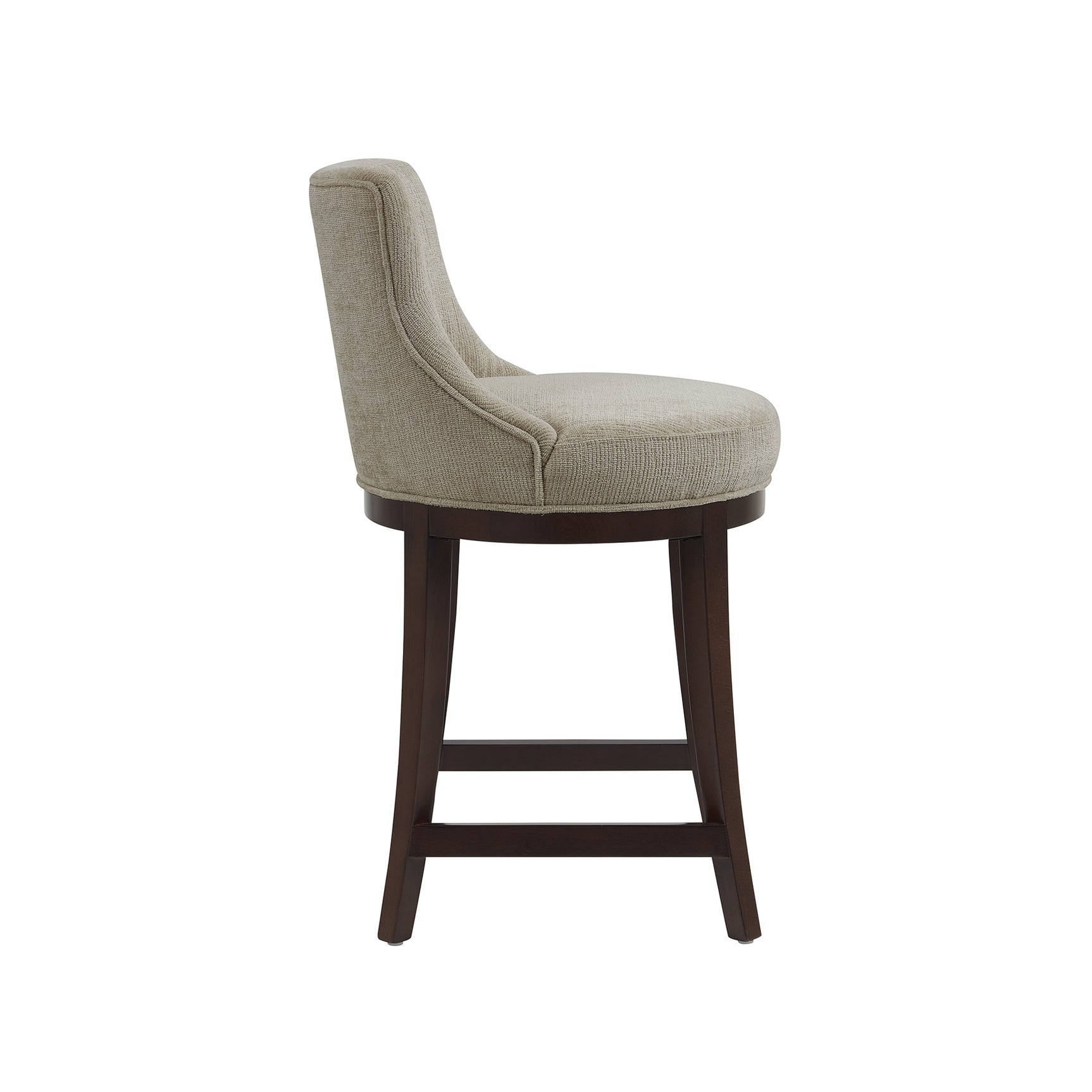 Lucia Counter Stool in Taupe - Ornate Home