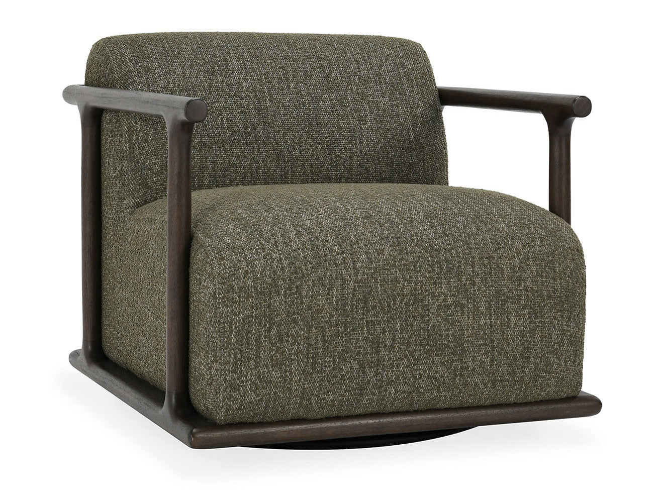 Lucia Kale Green Swivel Accent Chair - Ornate Home