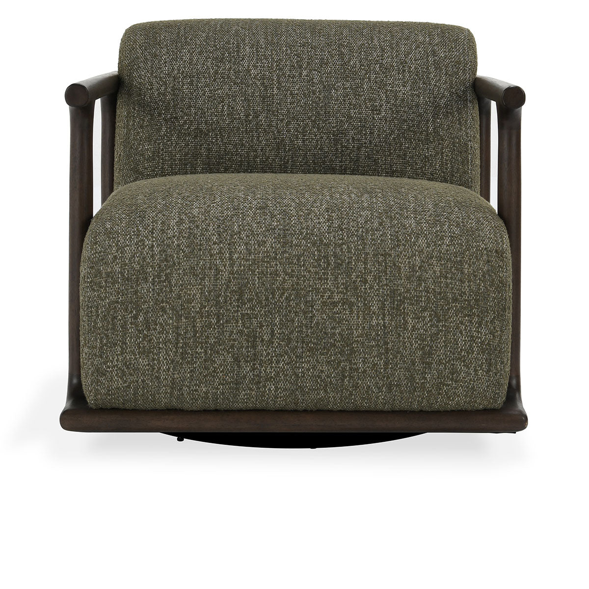 Lucia Kale Green Swivel Accent Chair - Ornate Home