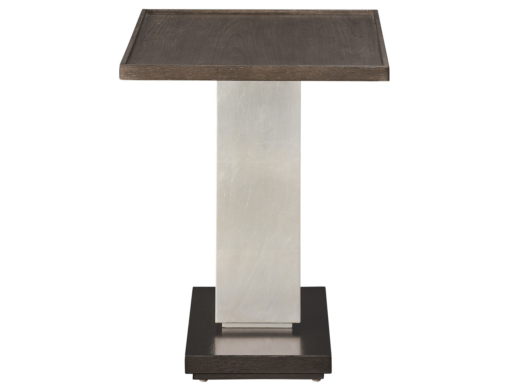 Lucia Otter/Silver Fox/Dark Walnut Side Table - Ornate Home