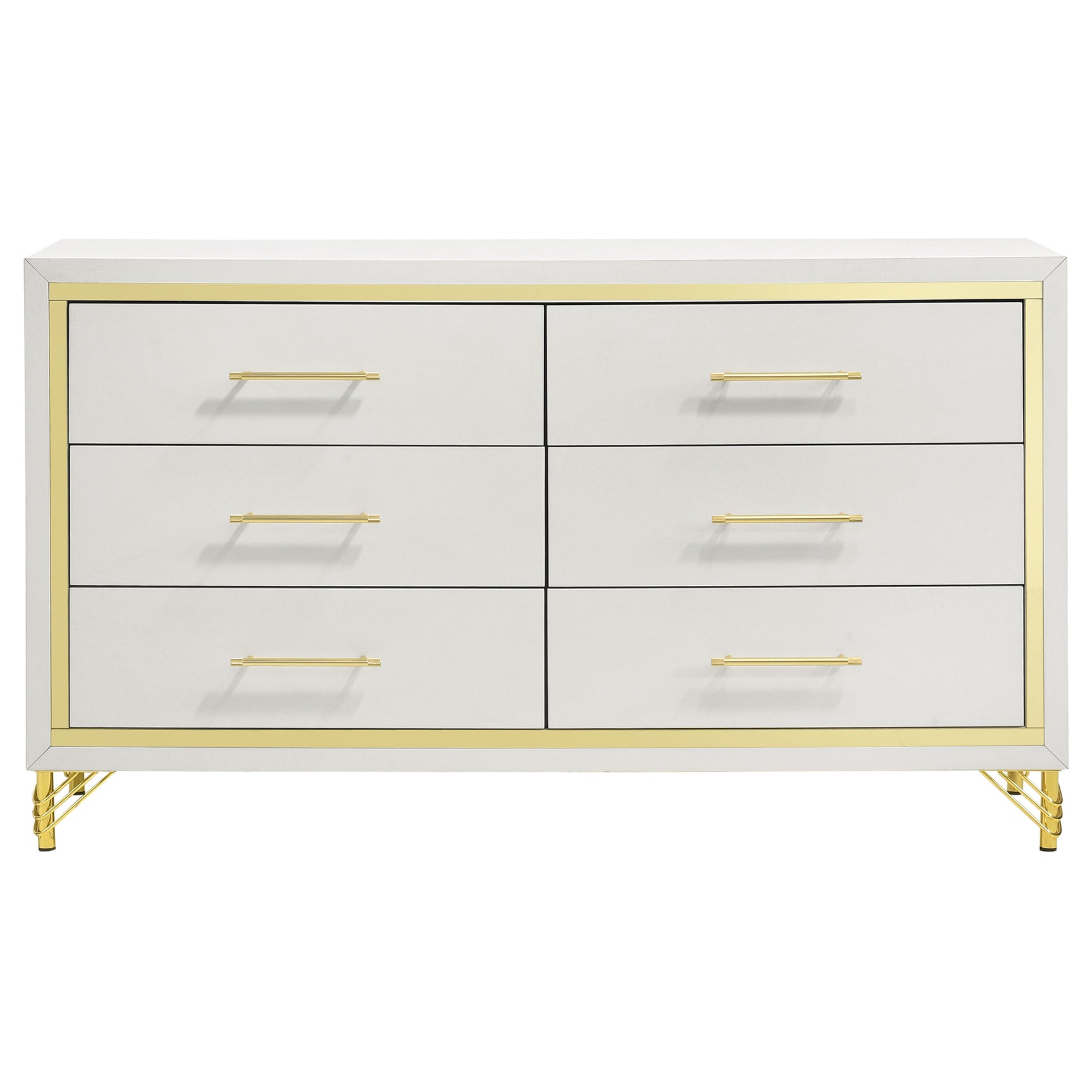 Lucia White Dresser - Ornate Home