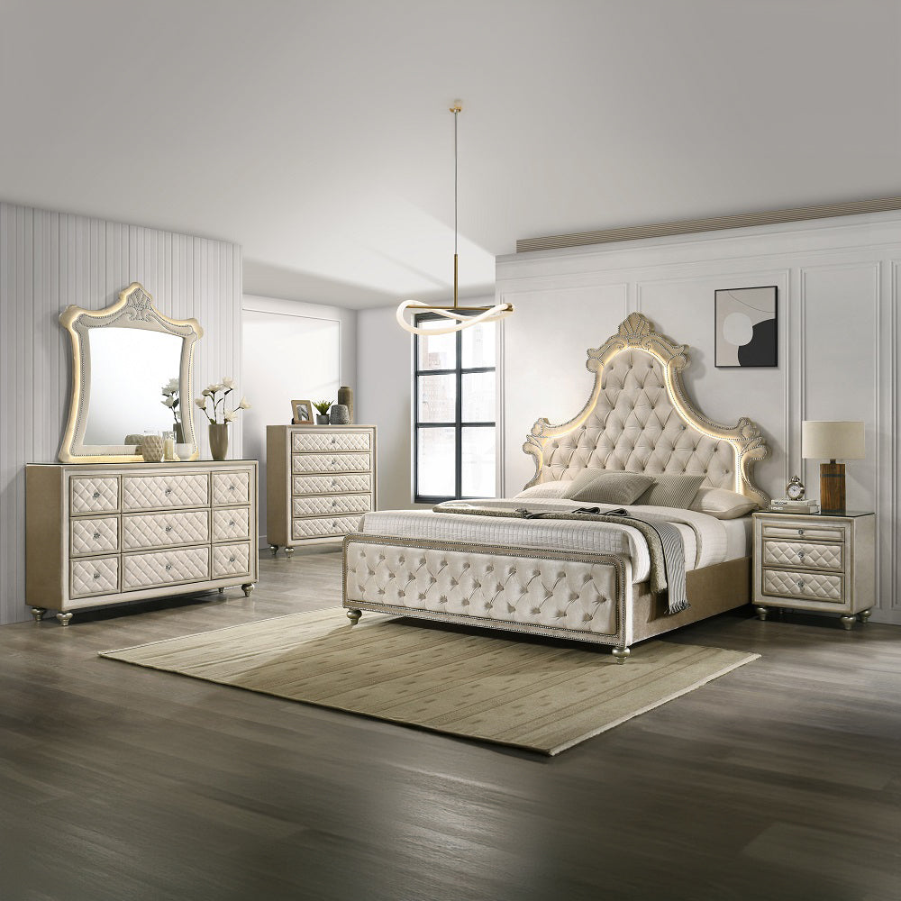 Lucienne Beige Chest - Ornate Home
