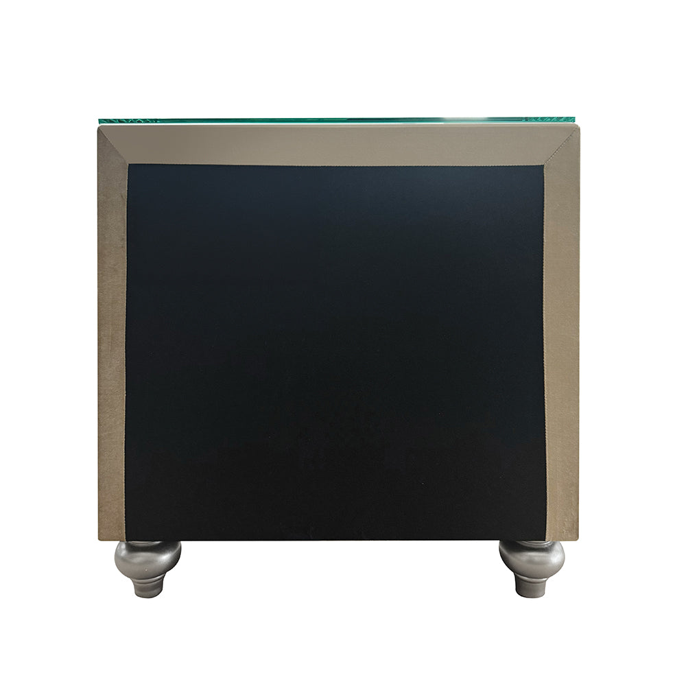 Lucienne Beige Nightstand - Ornate Home
