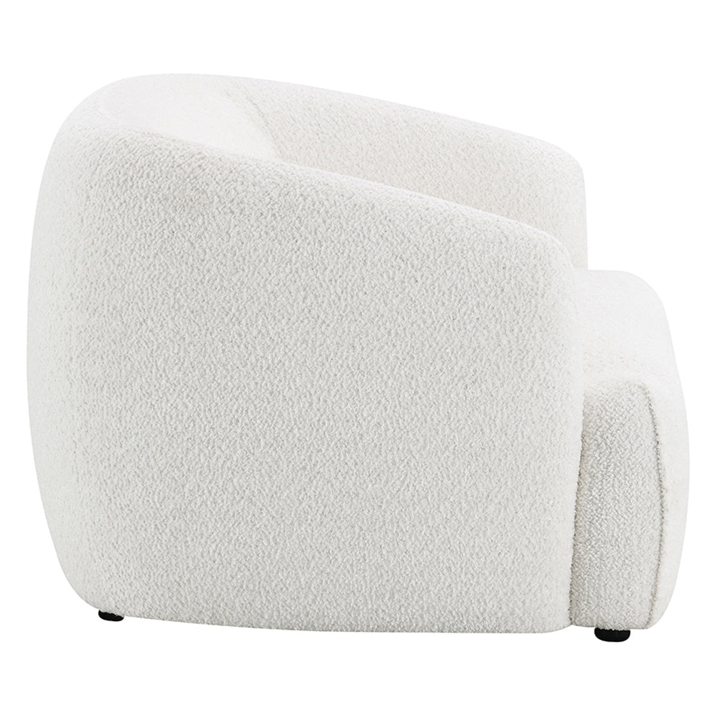 Lucifer Black/White Shimmer Chair - Ornate Home
