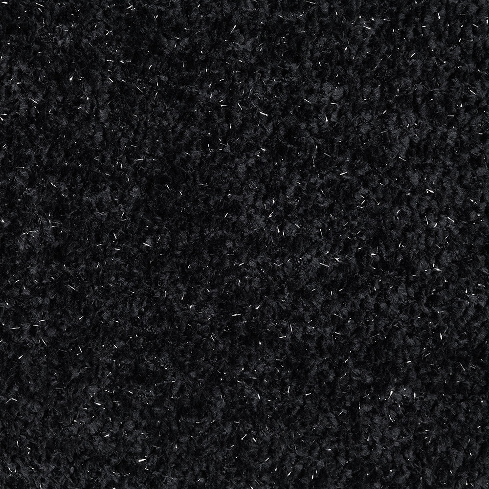 Lucifer Black/White Shimmer Sectional Sofa - Ornate Home