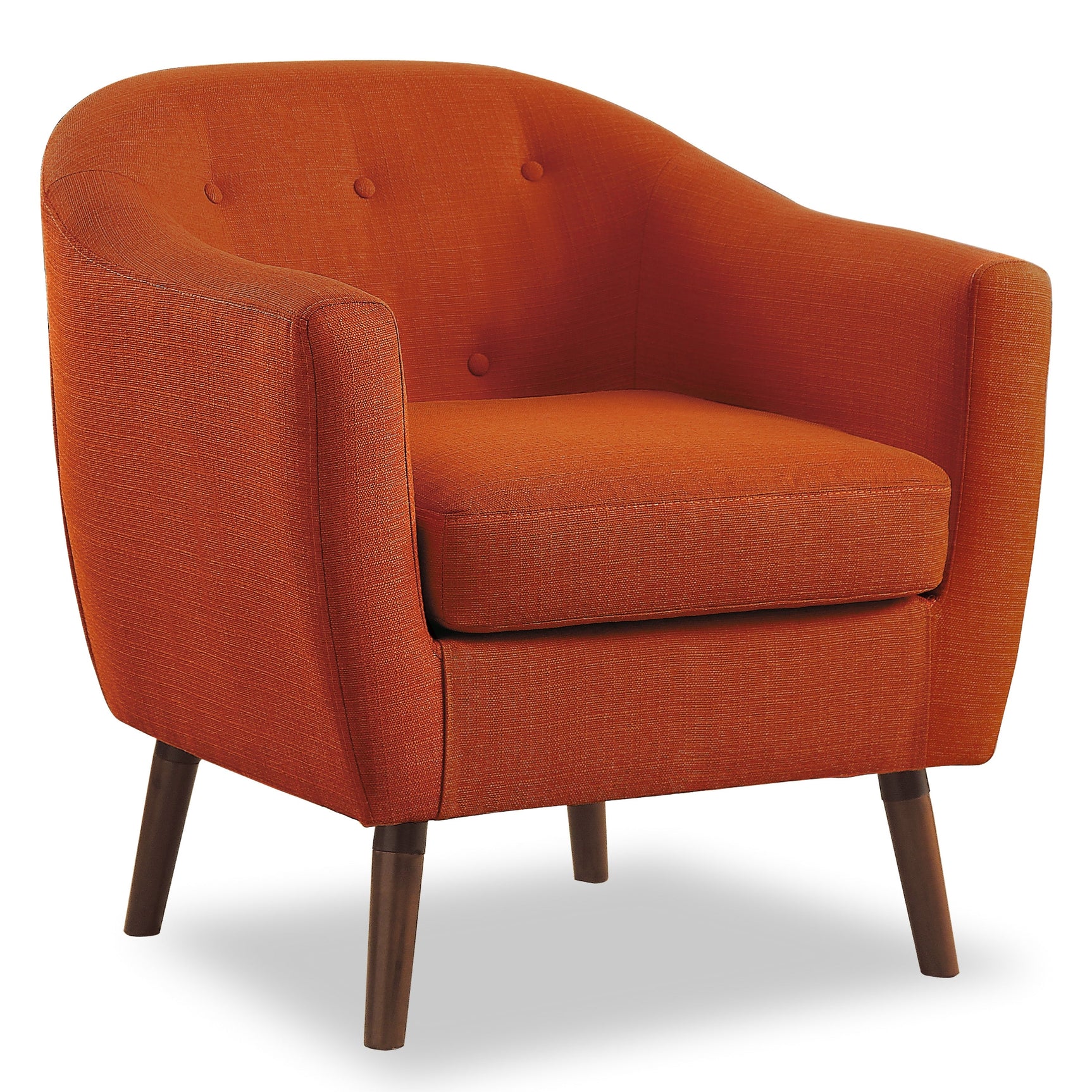 Lucille Orange Accent Chair - Ornate Home
